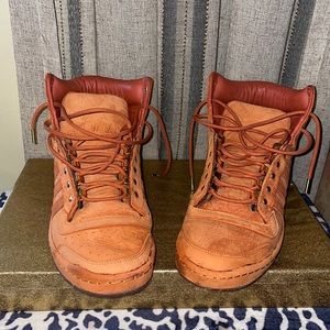 Men Adidas orange suede